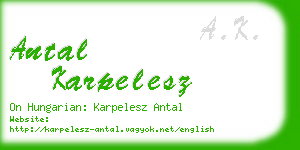 antal karpelesz business card